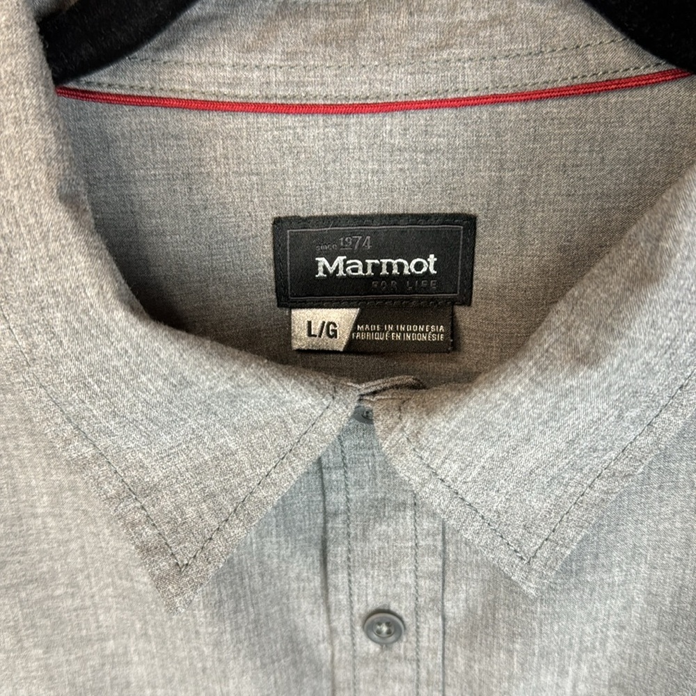 Marmot Button Down Shirt- Size Large - Picture 2 of 13